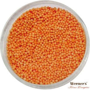 Sugar sprinkles orange color, 1 kg
